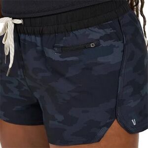 Vuori Women's Clementine Camo Running Shorts Athletic Gym‎ Workout